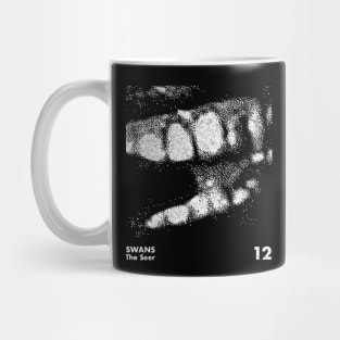 Swans / Minimalist Graphic Artwork Design Mug